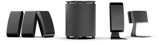 蜗牛 Snail Power U3 & B28 5.1声道壁挂式家庭影院音响系统 双8寸有源低音炮 壁挂安装节省空间 客厅环绕立体声套装