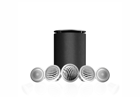 蜗牛 Snail Power IW3mini & B28 5.1声道吸顶迷你客厅影院音响系统 双8寸有源低音炮 全球最小机身 影K一体套装