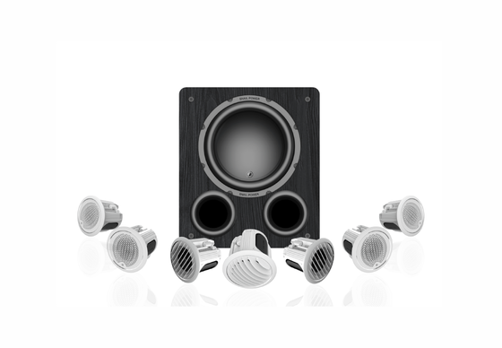 蜗牛 Snail Power IW4pro & C110 7.1声道吸顶客厅影院音响系统 沉浸式环绕音效 10寸有源低音炮 HiFi家庭影院套装