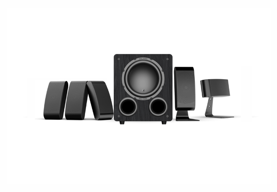 Qualität U3-C110 5.1 Wandmontiertes Heimkino-System Dual 2,75 Zoll Treiber 180W Fabrik