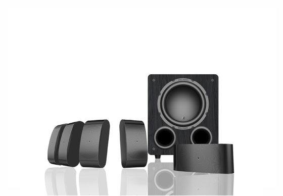 Qualität U4max-C110 5.1 Wand-Home-Cinemasystem 110dB Neodym-Magnetlautsprecher Fabrik